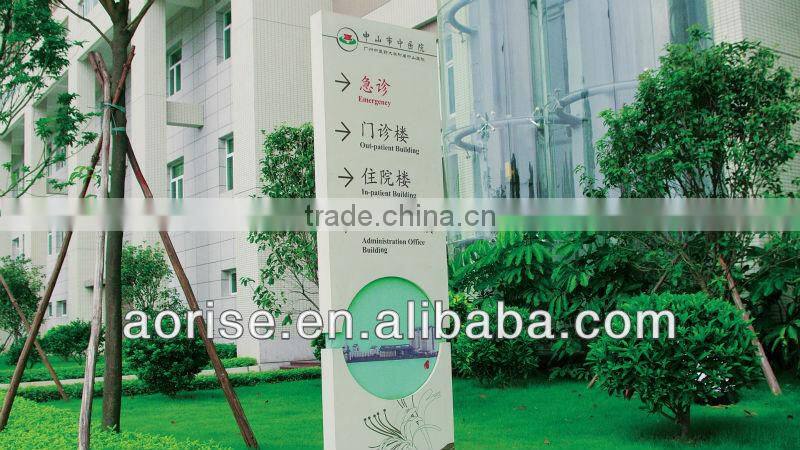 Outside standing aluminum&Arcylic pylon sign