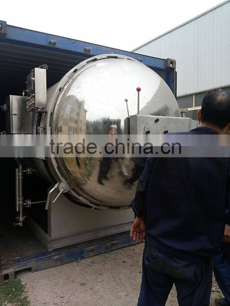 Stainless Steel Water Immersion Autoclave For Food
