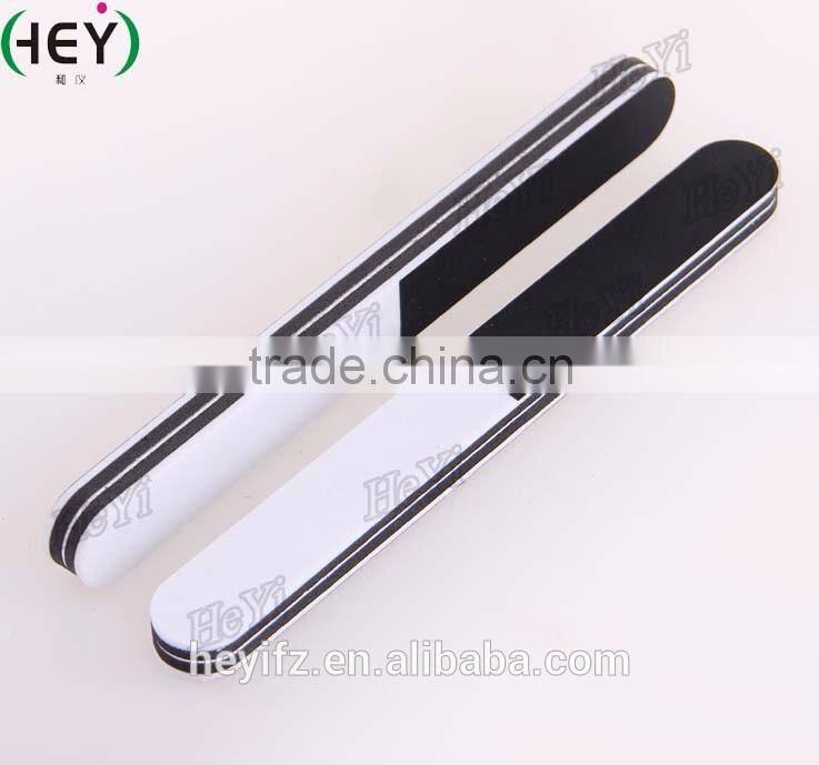 Hot Sell EVA 2 Sides Black And White Nail File Strip For Nail Art