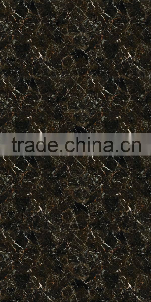 Factory Price Polished Tiles Matterhorn Black And Gold Marble