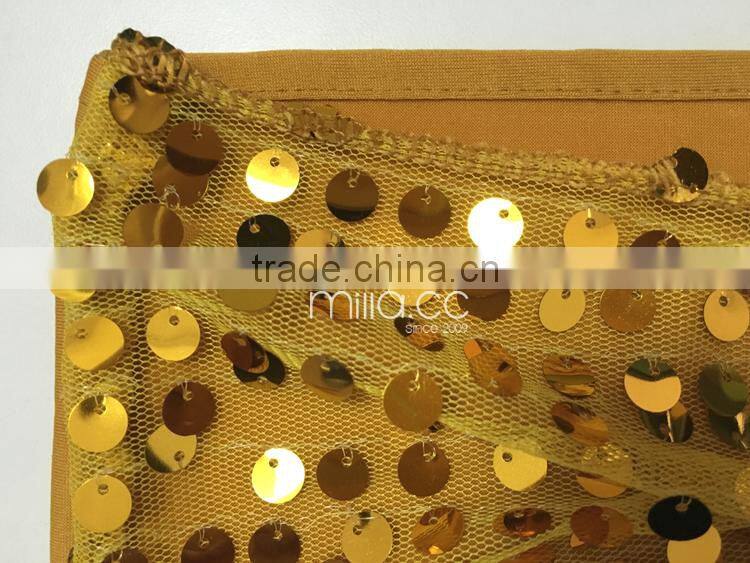 Sequin spandex chair bands