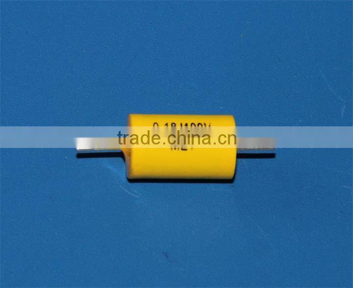 Axial Non Polarized Aluminum Electrolytic Capacitor and MEA Metallized Polypropylene Film Capacitor for audio speaker CBB20 105J
