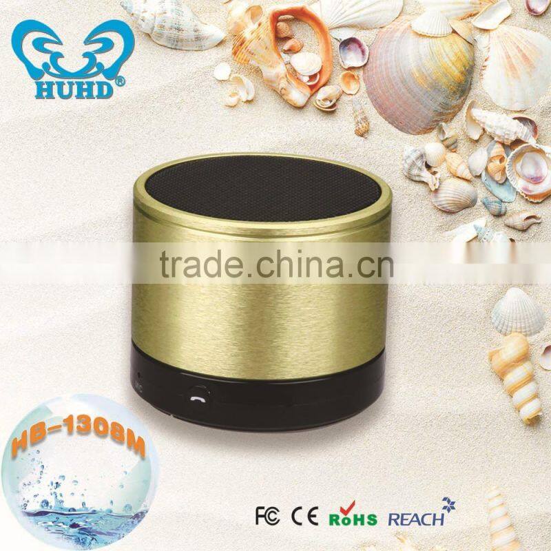 Waterproof Wireless Bass Stereo Mini Bluetooth Speaker With Mic HB-1308M
