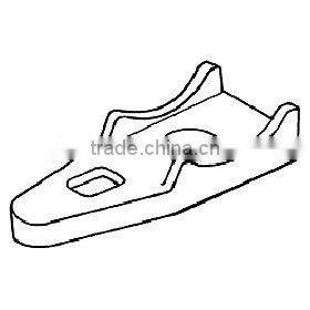 Zincing Malleable Iron Clamp Back