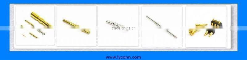 power contact pin for soldering gold plated