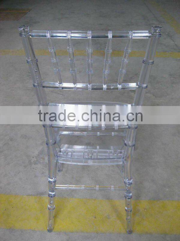 Crystal Clear Resin Chiavari Chair For Royal Wedding Chair