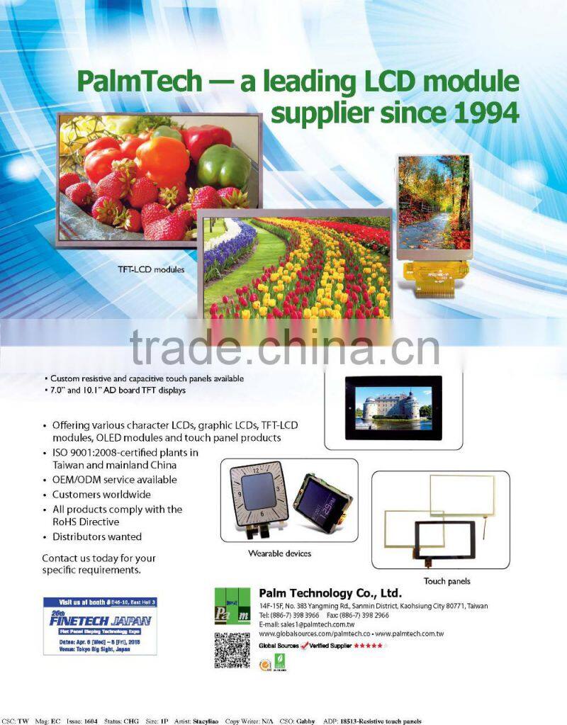 Graphic display 240x160 LCD module