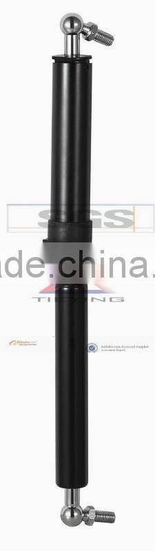 Gas cylinder with safety shroud