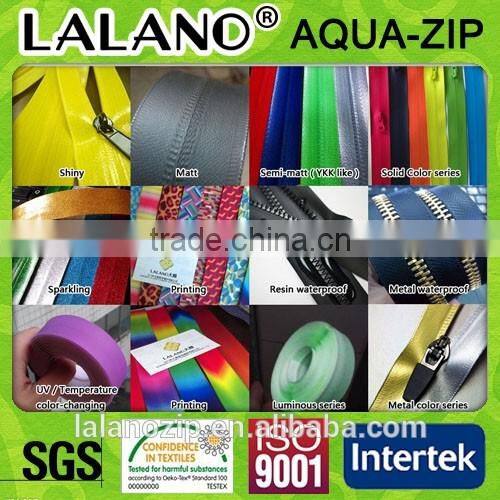 #3 coil zipper water repellent for garments in appareal