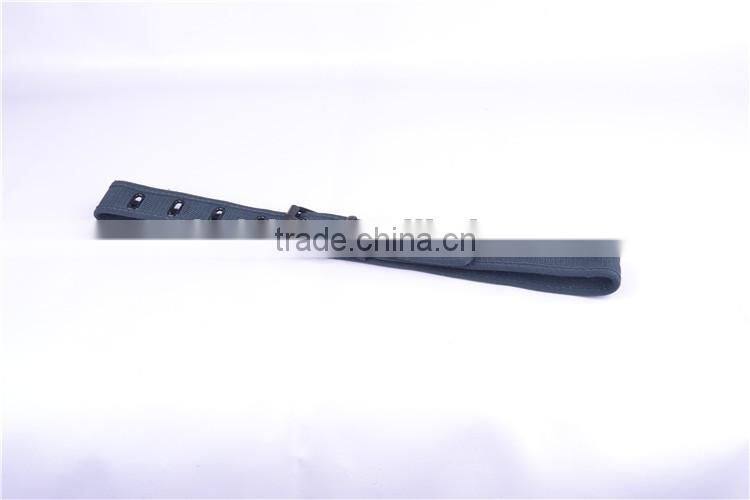 3.8cm Fabric Belt With Alloy Pin Buckle Big Flat Hole Fabric Belt