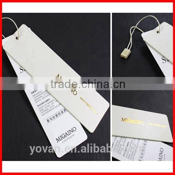 New China Fashion and Cheap Price Tag Recycled Paper Custom