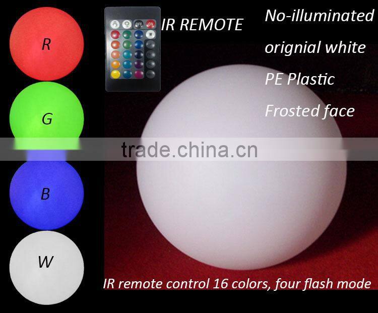 garden used outdoor christmas led light plasitc ball with battery operated