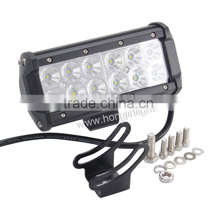 Waterproof 7inch 36w led tractor work lighting car led light bar off road led light bar