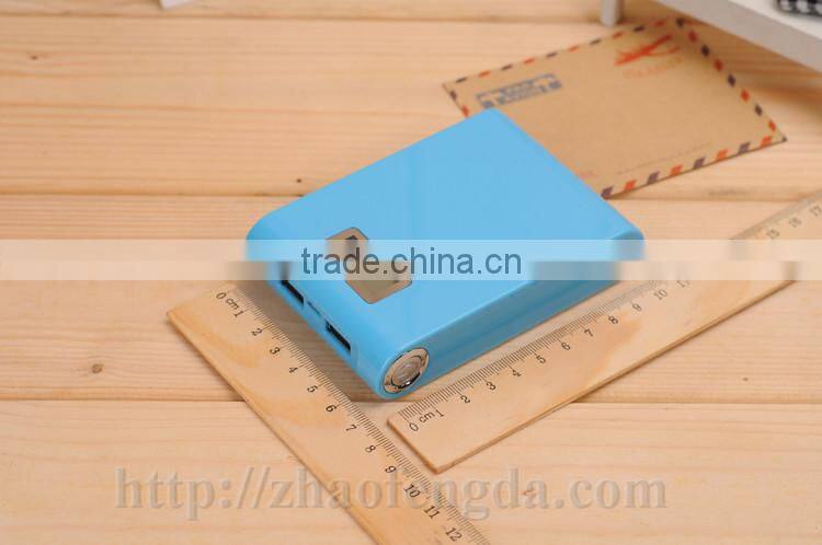 High Capacity 12,000 mA slim portable power bank charger