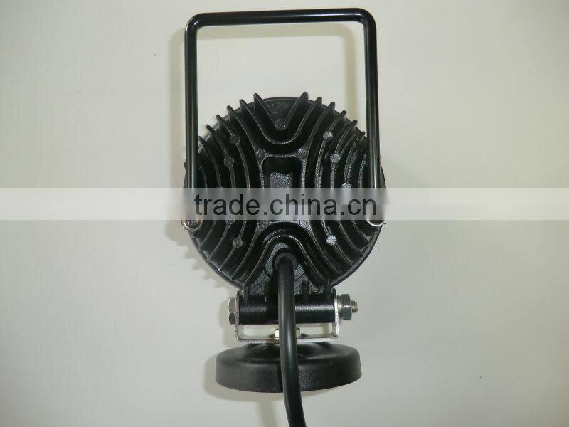 Hot Sell Highpower performance LED Work Light,for ATV SUV TRUCK JEEP Offroad Vehicle(SR-LW-27H,27W)Spot or Flood,Handle w Magnet