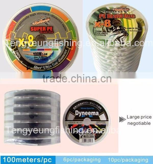 8X Strand Braided Fishing Line 15-200LB 1000M spectra braided fishing line