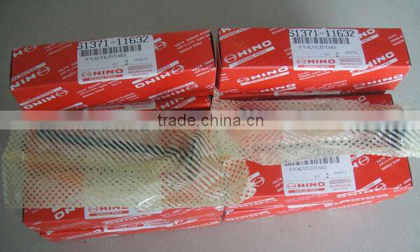 KOBELCO EXCAVATOR ENGINE PARTS,HINO J05E/J08E ENGINE INTAKE VALVE