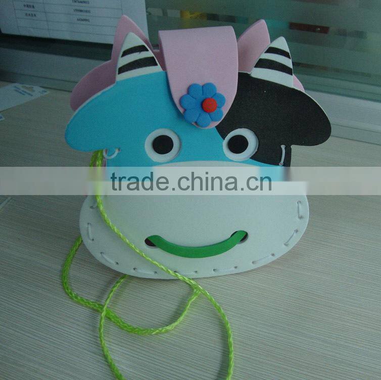 Diy eva sticker EVA foam hats for kids decoration