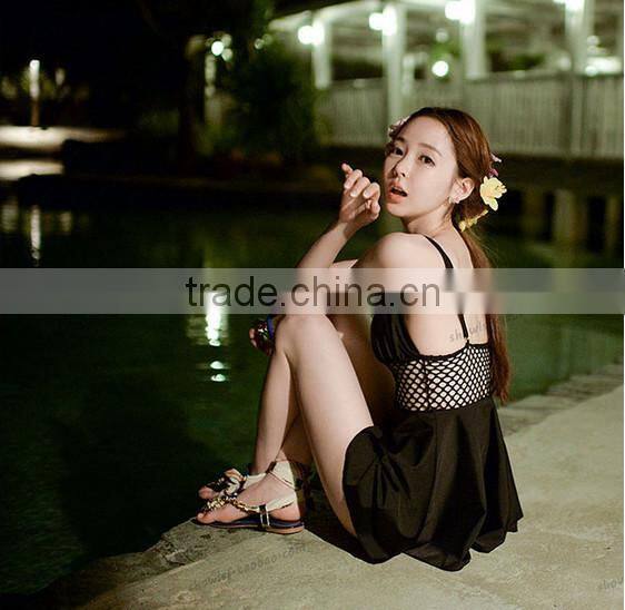 Black color japan 2015 beachwear
