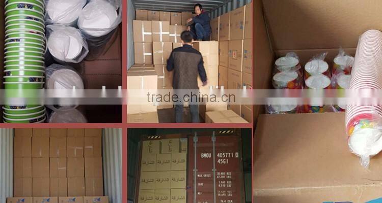 Different size french fries kraft paper cup