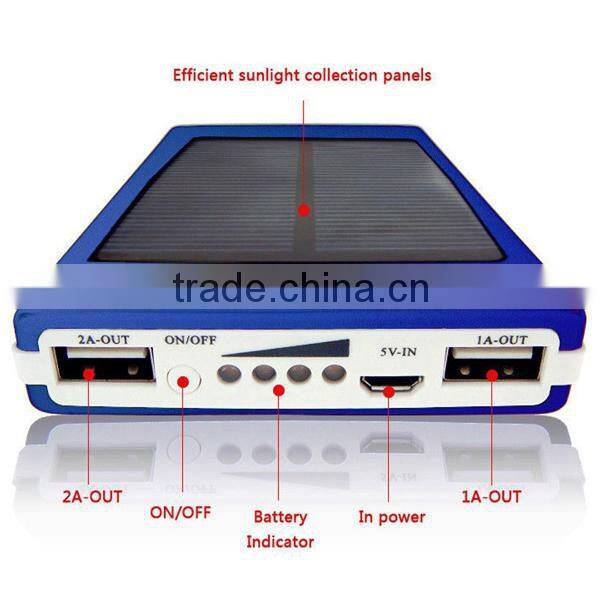 30000mah Solar Power Bank with 4 in 1 USB spring cable