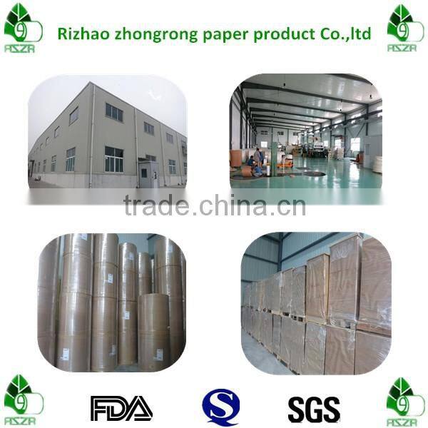 hot sale discount rate white or brown kraft paper with pe laminated