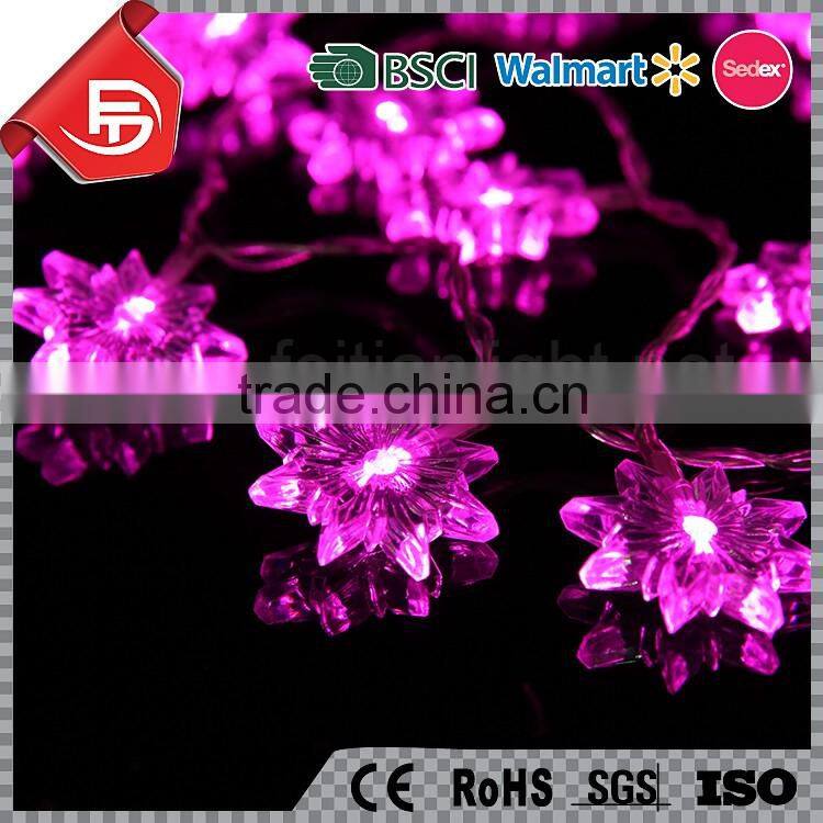 TZFEITIAN Walmart SEDEX audit outdoor decor green color maple leaf string light