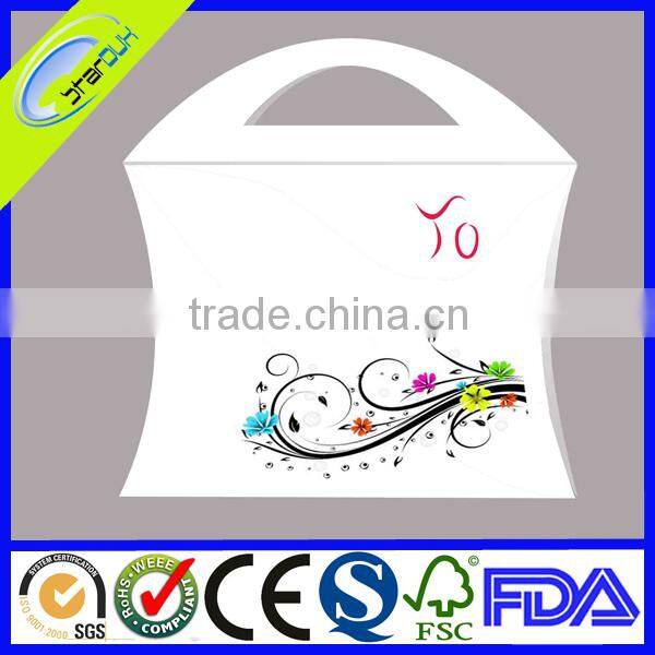 high end paper wine bag with PVC window