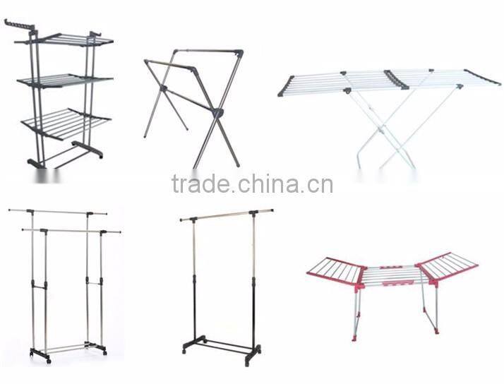 Stainless steel vertical clothes hanger rack