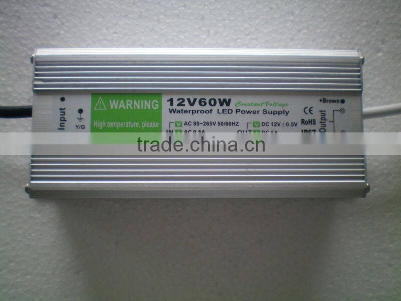 I67 waterproof 120W LED Driver with constant current