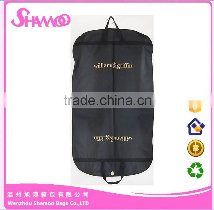 210D Polyester foldable mens suit garment bag