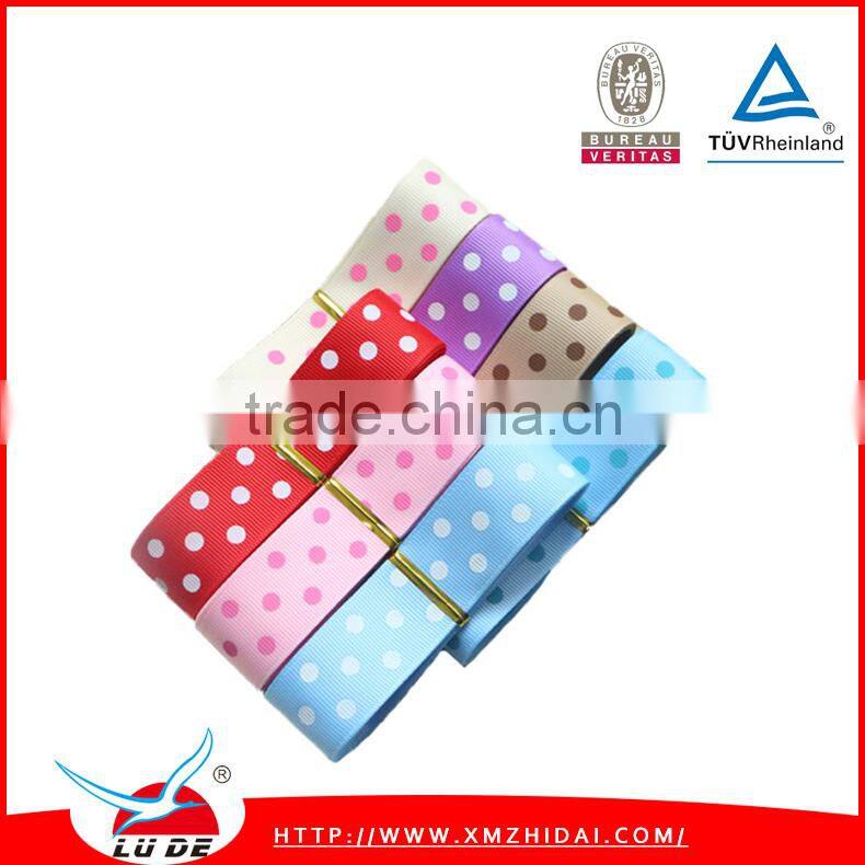 wholesale custom stripe grosgrain ribbon