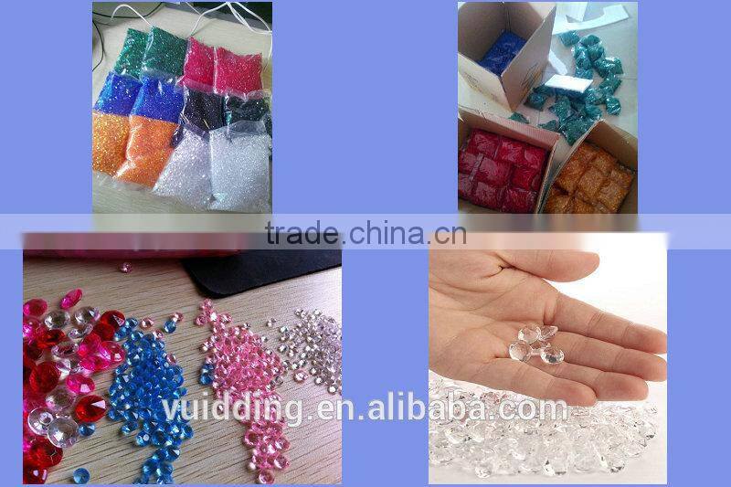Wholesale Acrylic Clear Diamond Confetti For Wedding Supplies