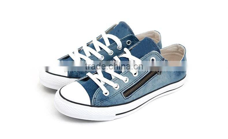 side zip decorated rubber sole platform slip on women sneakers cheap casual canvas shoes 2016, shoes women ladies