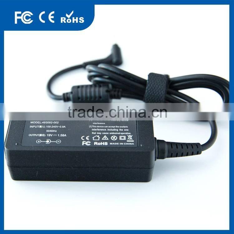 Laptop AC Adapter 100-240v 30W 1.58A 19V DC Power Adapter