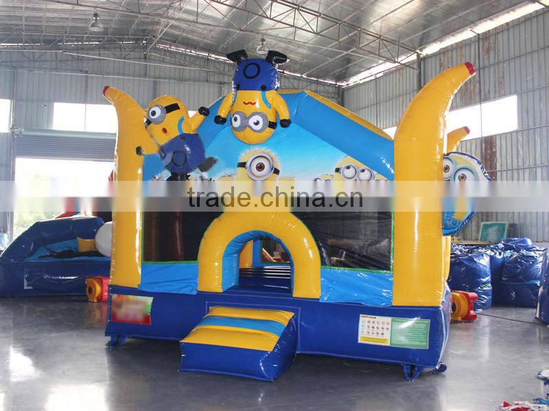 New PVC Inflatable Minions bouncer house for sale