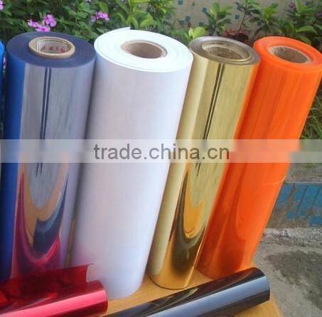 PVC film roll , plastic film termoformed forfood pack