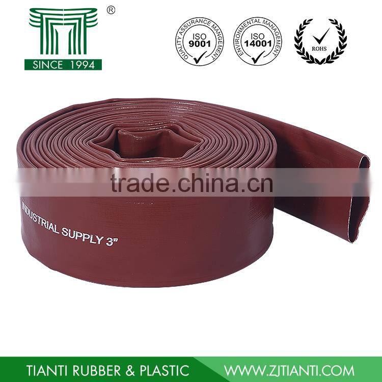 2 Inch New Water Discharge Hose Heavy Duty Agriculture Irrigation PVC Layflat Hose