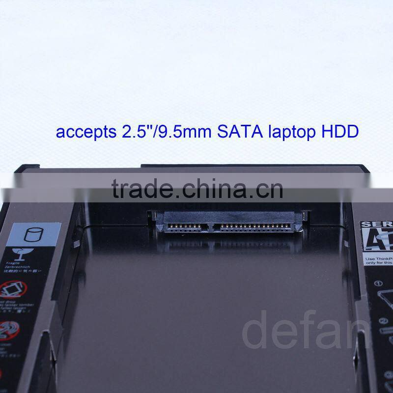 9.5mm 2.5' 2nd hdd caddy/sdd caddy for IBM thinkpad T40,T41,T42,T43