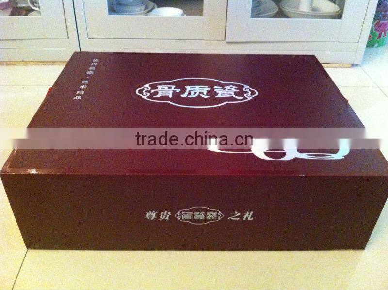 45% gold plated bone china dinnerware set