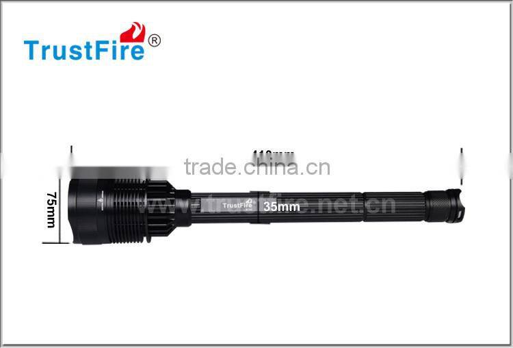 TrustFire X100 LED travel flashlight 8000lumens rechargeable flashlight led hiking flashlight 26650 camping,climbing,hiking