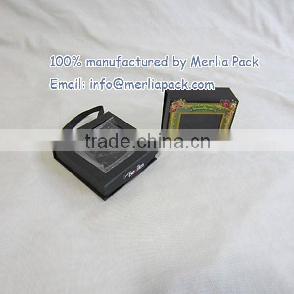 Fashion Jewelry Paper Boxes Earring Ring Pendant Clear Window Boxes Custom In China