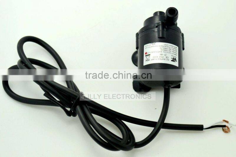 JT-160-12 Mini Brushless Water Pump Amphibious 6V-12V Submersible Pump W/Cable