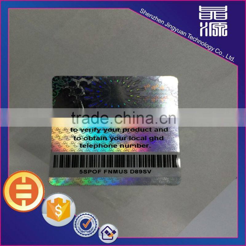 Newest custom tamper proof hologram stickers factory price