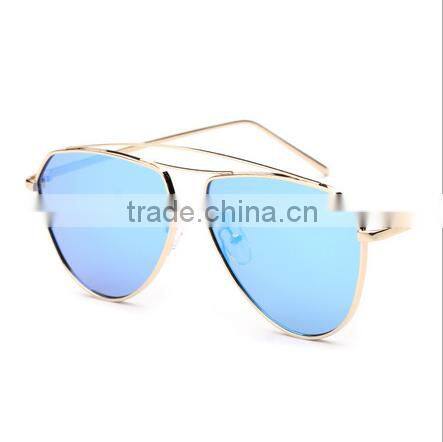 2016 The new high-grade wholesale metal reflective sunglasses