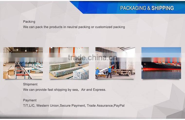 Rail Aluminum Profiles with Super Quality and OEM Service