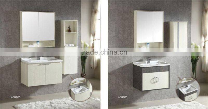 popular modern design PVC bathroom cabinet