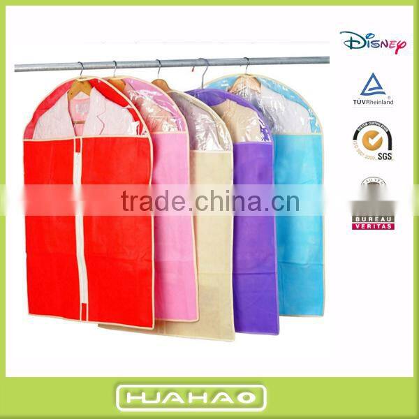 durable dust cover garment/suit bag for dresses wholesale