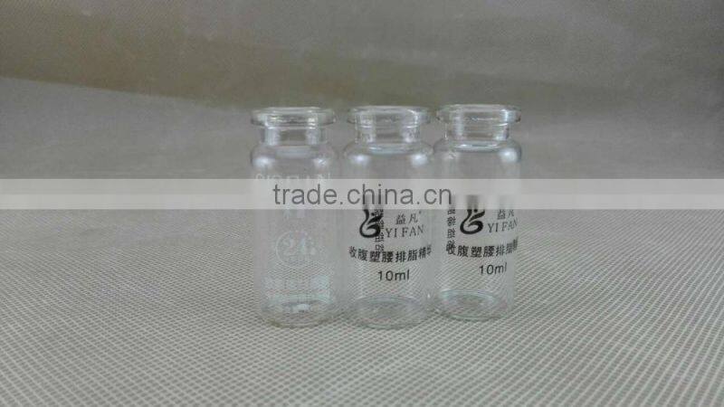 Medicine liquid glass bottle vials, glass vial for injection