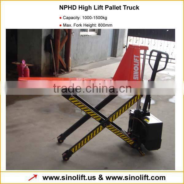 NPHD High Lift Pallet Truck with CE Certificate
